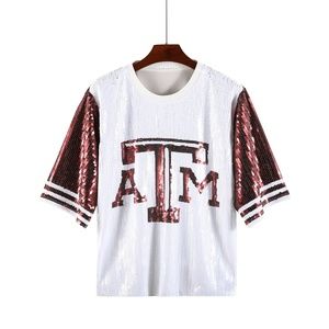 Texas A&M GAMEDAY Sparkly Sequin Tunic Dress